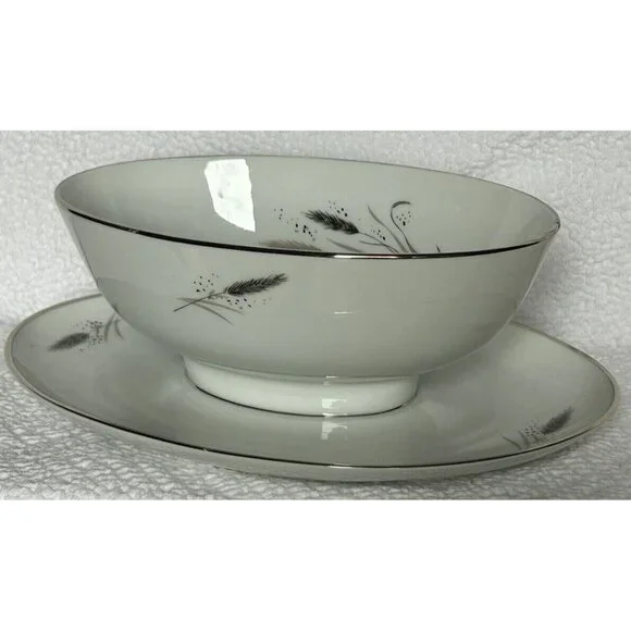 Rosenthal Selb-Plossburg Bavaria Germany Gravy Boat Creamer And Sugar c1953-1956